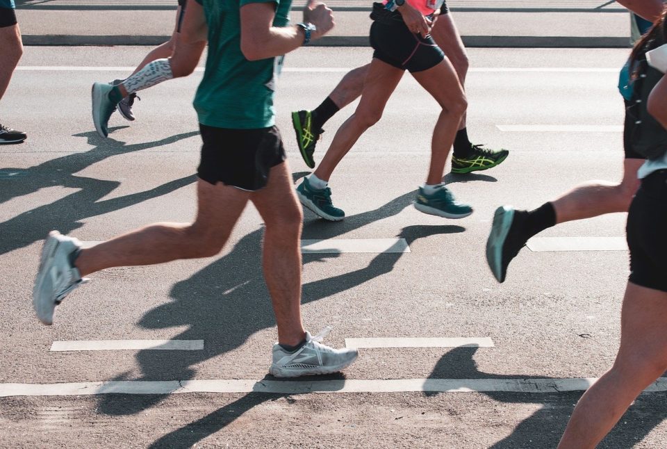 Du läufst die gesamte Strecke des Halbmarathons nur am Wettkampftag