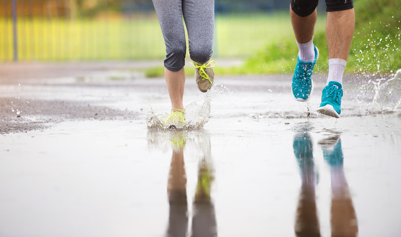 rainy sports shoes